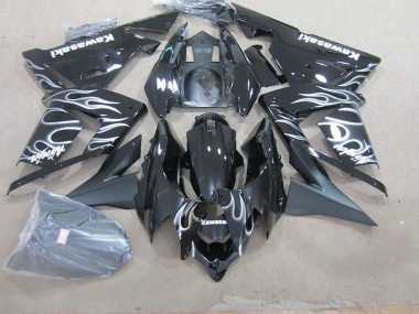 Preto & Branco Chama Carenagem Kawasaki ZX10R 2003-2005
