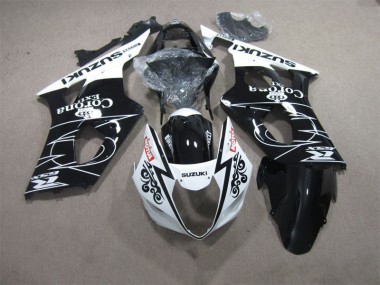 Preto Branco Corona Extra Motul Carenagem Suzuki GSXR 1000 K3 2003-2004