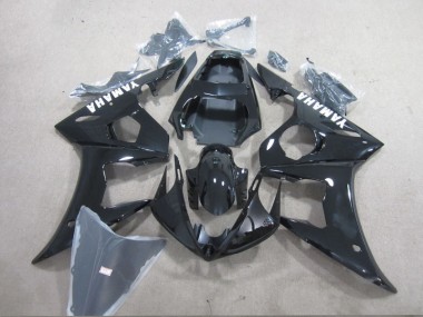 Preto Branco Decalque Carenagem Yamaha R6 2003-2005