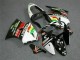 Preto Branco Eurobet Carenagem Kawasaki ZX6R 2000-2002 Preto Branco Eurobet Carenagem Kawasaki ZX6R 2000-2002