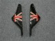 Preto Branco Eurobet Carenagem Kawasaki ZX6R 2000-2002 Preto Branco Eurobet Carenagem Kawasaki ZX6R 2000-2002
