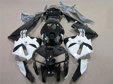 Preto Branco Kit Carenagem Honda CBR 600RR 2005-2006