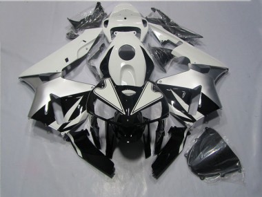 Preto Branco Kit Completo Carenagem Honda CBR 600RR 2005-2006