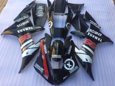 Preto Branco Kits Carenagem Yamaha R1 2002-2003