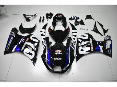 Preto Branco Motul Carenagem Suzuki GSXR 1000 2017-2023