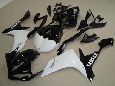 Preto Branco Ouro Carenagem Yamaha R1 2007-2008