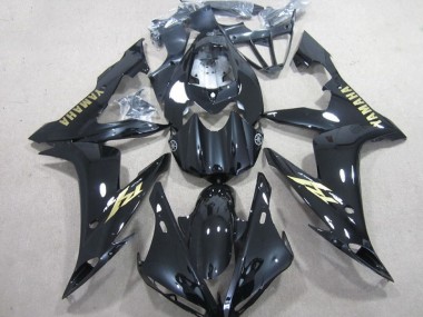 Preto Branco Ouro Decalque Carenagem Yamaha R1 2004-2006