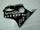 Preto Branco SevenStarss Carenagem Honda CBR 600 F4i 2001-2003 Preto Branco SevenStarss Carenagem Honda CBR 600 F4i 2001-2003