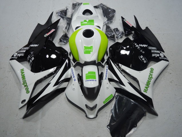 Preto Branco Verde Hannspree Abs Kits Carenagem Honda CBR 600RR 2009-2012 Preto Branco Verde Hannspree Abs Kits Carenagem Honda CBR 600RR 2009-2012