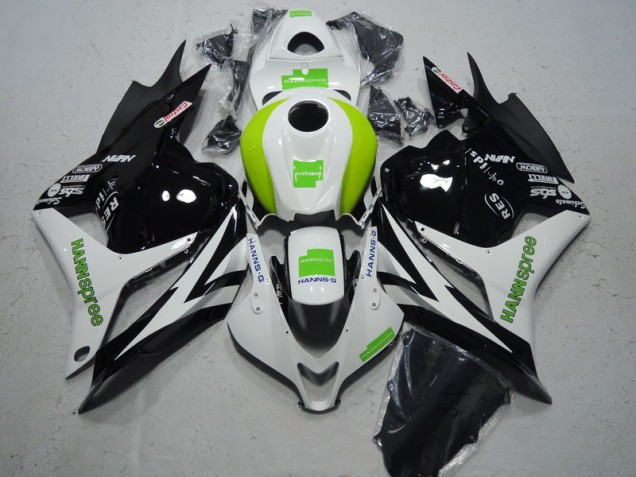 Preto Branco Verde Hannspree Abs Kits Completos Carenagem Honda CBR 600RR 2009-2012 Preto Branco Verde Hannspree Abs Kits Completos Carenagem Honda CBR 600RR 2009-2012
