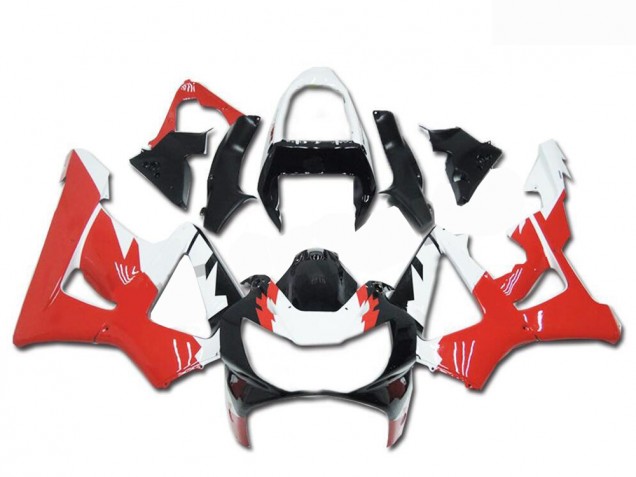 Preto Branco Vermelho Carenagem Honda CBR 900RR 929RR 2000-2001 Preto Branco Vermelho Carenagem Honda CBR 900RR 929RR 2000-2001