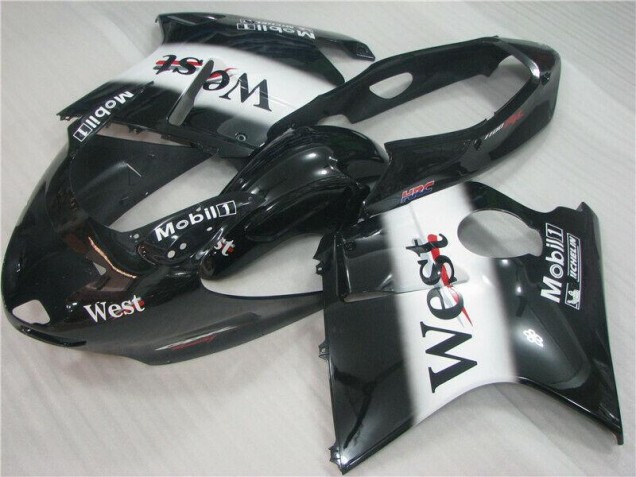 Preto Branco West Carenagem Honda CBR 1100 XX 1996-2007