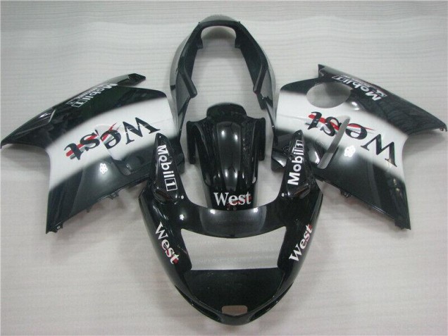 Preto Branco West Carenagem Honda CBR 1100 XX 1996-2007