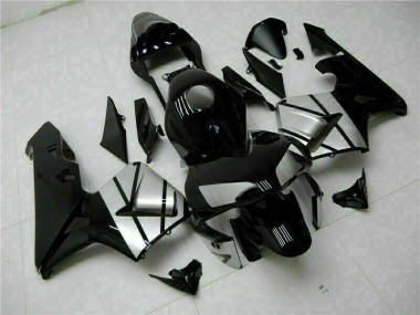 Preto Brilhante Abs Kits Completos Carenagem Honda CBR 600RR 2003-2004