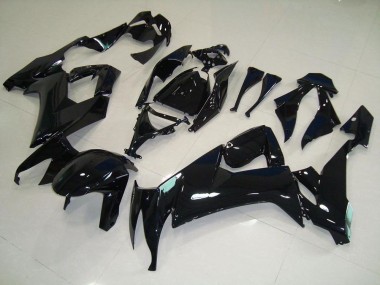 Preto Brilhante Abs Plástico Kawasaki ZX10R 2008-2010