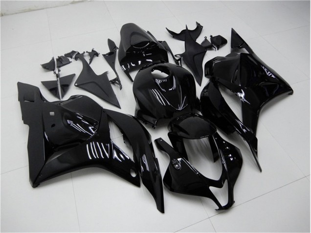 Preto Brilhante Carenagem Honda CBR 600RR 2009-2012 Preto Brilhante Carenagem Honda CBR 600RR 2009-2012