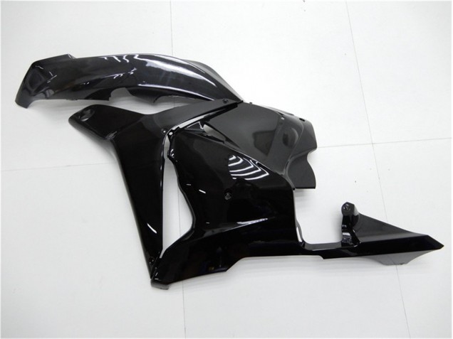 Preto Brilhante Carenagem Honda CBR 600RR 2009-2012 Preto Brilhante Carenagem Honda CBR 600RR 2009-2012