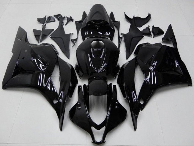 Preto Brilhante Carenagem Honda CBR 600RR 2009-2012 Preto Brilhante Carenagem Honda CBR 600RR 2009-2012