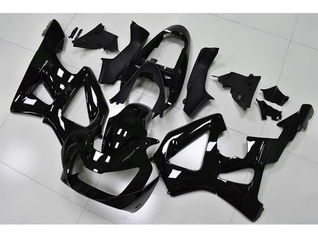Preto Brilhante Carenagem Honda CBR 900RR 954RR 2002-2003 Preto Brilhante Carenagem Honda CBR 900RR 954RR 2002-2003