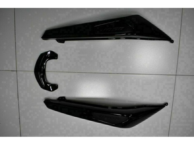 Preto Brilhante Carenagem Kawasaki EX650 2009-2011 Preto Brilhante Carenagem Kawasaki EX650 2009-2011