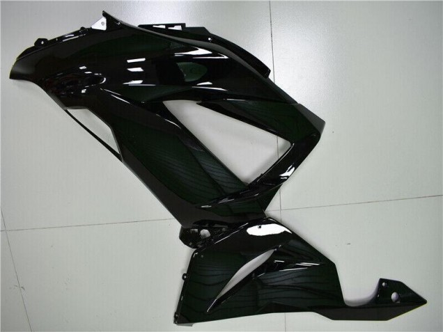 Preto Brilhante Carenagem Kawasaki ZX6R 2013-2018 Preto Brilhante Carenagem Kawasaki ZX6R 2013-2018