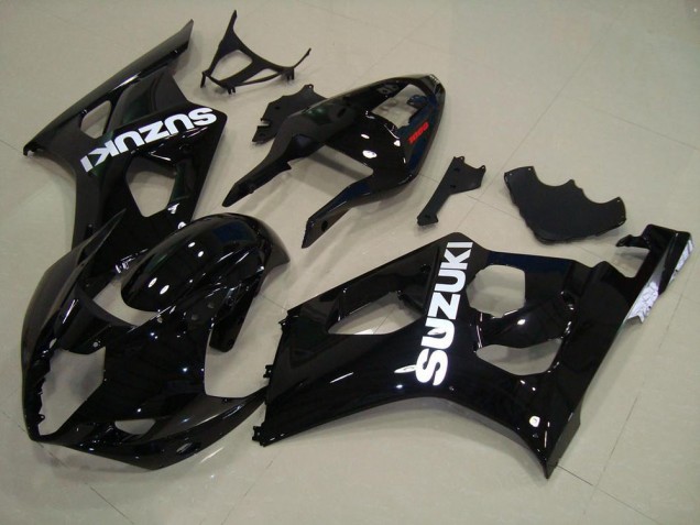Preto Brilhante Carenagem & Plástico Suzuki GSXR 1000 K3 2003-2004 Preto Brilhante Carenagem & Plástico Suzuki GSXR 1000 K3 2003-2004