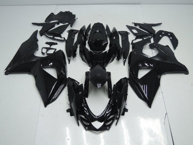 Preto Brilhante Carenagem Suzuki GSXR 1000 K9 2009-2016 Preto Brilhante Carenagem Suzuki GSXR 1000 K9 2009-2016