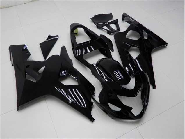 Preto Brilhante Carenagem Suzuki GSXR 600 / 750 K4 2004-2005 Preto Brilhante Carenagem Suzuki GSXR 600 / 750 K4 2004-2005