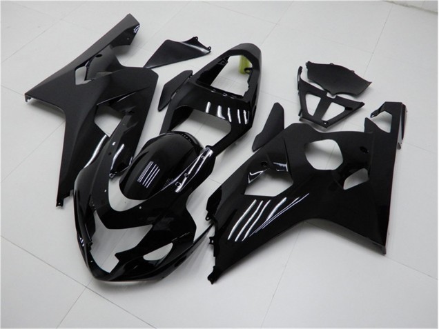Preto Brilhante Carenagem Suzuki GSXR 600 / 750 K4 2004-2005 Preto Brilhante Carenagem Suzuki GSXR 600 / 750 K4 2004-2005