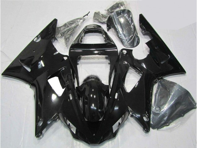 Preto Brilhante Carenagem Yamaha R1 2000-2001 Preto Brilhante Carenagem Yamaha R1 2000-2001