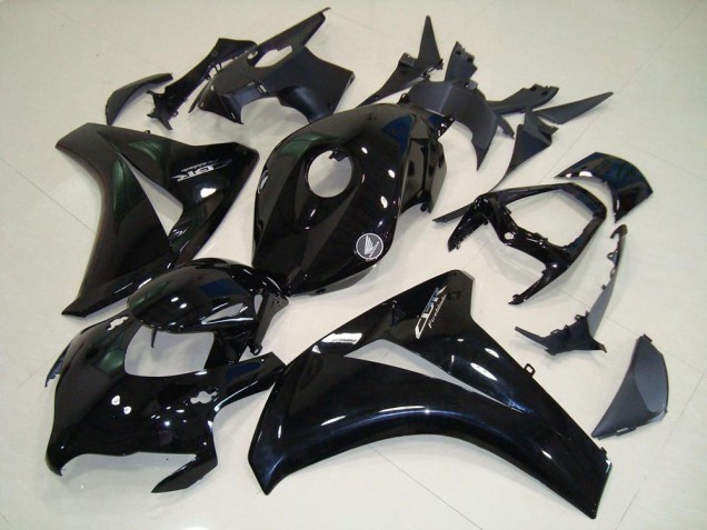 Preto Brilhante Chrome Decalques Carenagem Honda CBR 1000RR 2008-2011 Preto Brilhante Chrome Decalques Carenagem Honda CBR 1000RR 2008-2011