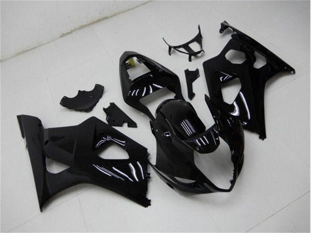 Preto Brilhante Injeção Kit Carenagem Suzuki GSXR 1000 K3 2003-2004 Preto Brilhante Injeção Kit Carenagem Suzuki GSXR 1000 K3 2003-2004
