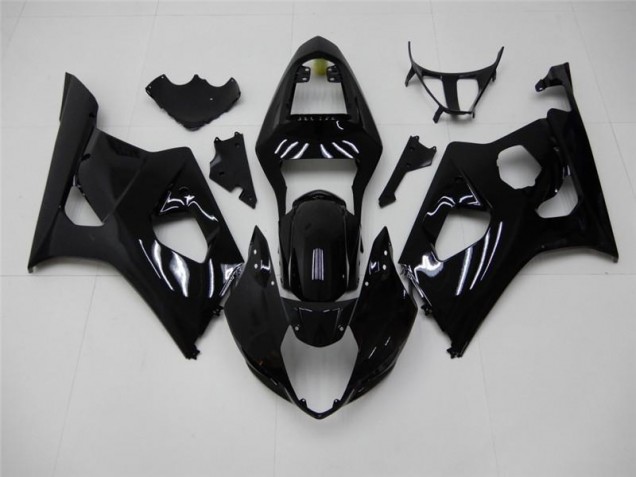 Preto Brilhante Injeção Kit Carenagem Suzuki GSXR 1000 K3 2003-2004 Preto Brilhante Injeção Kit Carenagem Suzuki GSXR 1000 K3 2003-2004