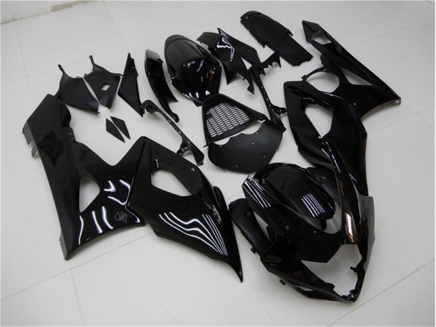 Preto Brilhante Kits Carenagem Suzuki GSXR 1000 K5 2005-2006