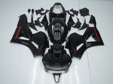 Preto Brilhante & Vermelho Adesivo Carenagem Honda CBR 600RR 2013-2021