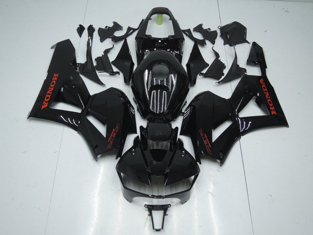 Preto Brilhante & Vermelho Adesivo Carenagem Honda CBR 600RR 2013-2021 Preto Brilhante & Vermelho Adesivo Carenagem Honda CBR 600RR 2013-2021