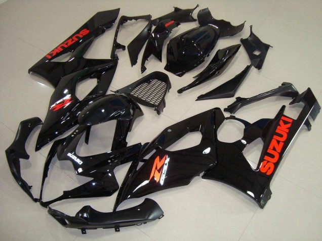 Preto Brilhante Vermelho Adesivo Carenagem Suzuki GSXR 1000 K5 2005-2006 Preto Brilhante Vermelho Adesivo Carenagem Suzuki GSXR 1000 K5 2005-2006