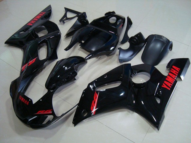 Preto Brilhante Vermelho Decalques Kit Carenagem Yamaha R6 1998-2002 Preto Brilhante Vermelho Decalques Kit Carenagem Yamaha R6 1998-2002