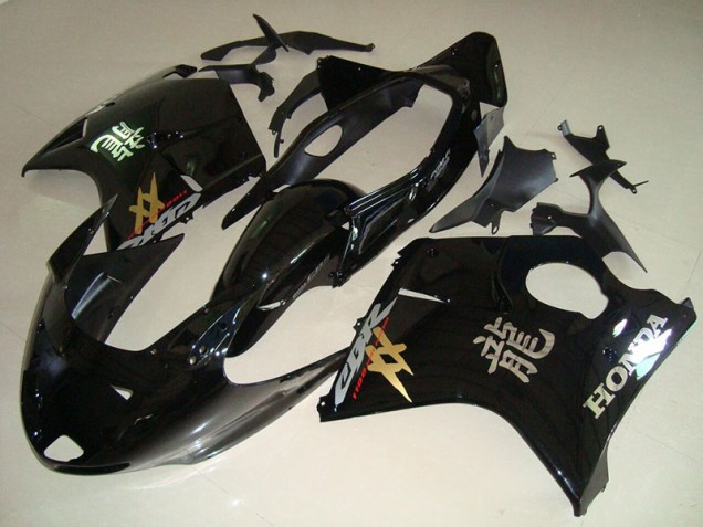 Preto Carenagem Honda CBR 1100 XX Blackbird 1996-2007 Preto Carenagem Honda CBR 1100 XX Blackbird 1996-2007