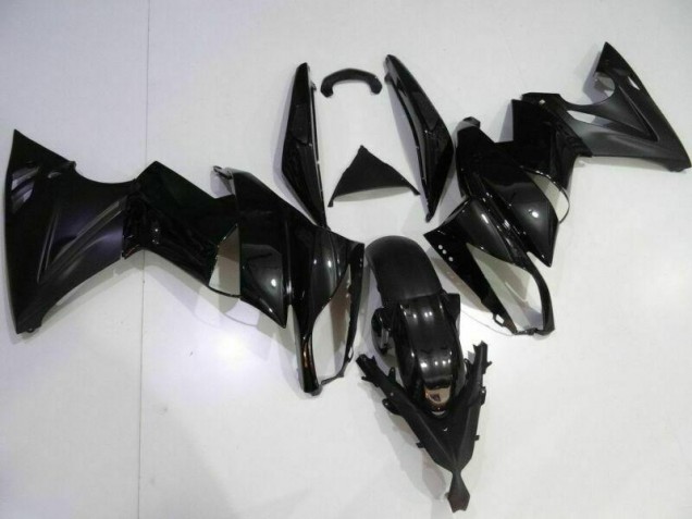 Preto Carenagem Kawasaki EX650 2009-2011 Preto Carenagem Kawasaki EX650 2009-2011