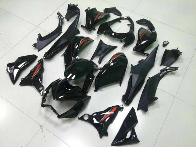 Preto Carenagem Kawasaki Z800 2013-2016