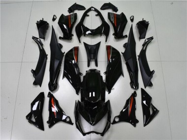 Preto Carenagem Kawasaki Z800 2013-2016