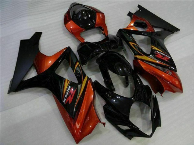 Preto Carenagem & Plástico Suzuki GSXR 1000 K7 2007-2008 Preto Carenagem & Plástico Suzuki GSXR 1000 K7 2007-2008