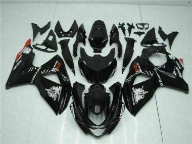 Preto Carenagem & Plástico Suzuki GSXR 1000 K9 2009-2016