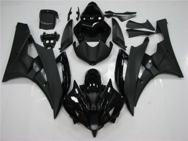Preto Carenagem & Plástico Yamaha R6 2006-2007