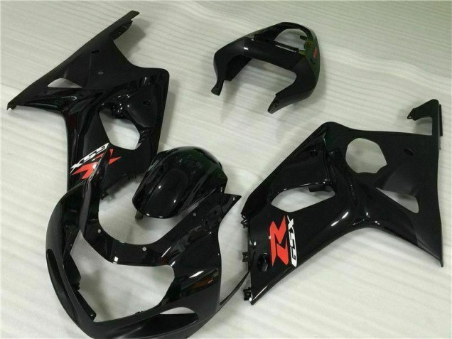 Preto Carenagem Suzuki GSXR 1000 K1 2000-2002 Preto Carenagem Suzuki GSXR 1000 K1 2000-2002