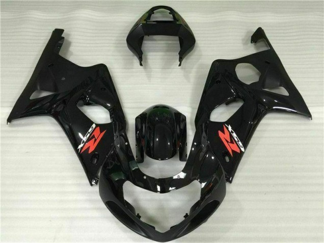Preto Carenagem Suzuki GSXR 1000 K1 2000-2002 Preto Carenagem Suzuki GSXR 1000 K1 2000-2002