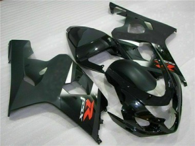 Preto Carenagem Suzuki GSXR 600 / 750 K4 2004-2005