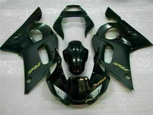 Preto Carenagem Yamaha R6 1998-2002 Preto Carenagem Yamaha R6 1998-2002