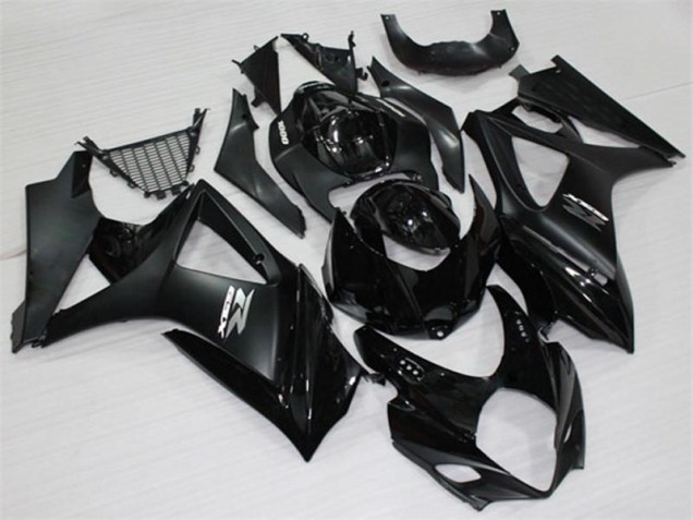 Preto Carroçaria Suzuki GSXR 1000 K7 2007-2008 Preto Carroçaria Suzuki GSXR 1000 K7 2007-2008